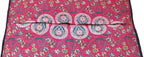 ICC Large Square Floor Pillow Cover Hippie Ottoman Pouf Cover Daybed Cotton Mandala Cushion Cover with Heavy Duty Zipper Seating Ottoman Poufs Dog-Pets Bed (Red/ Yellow Peacock, 35" Square)