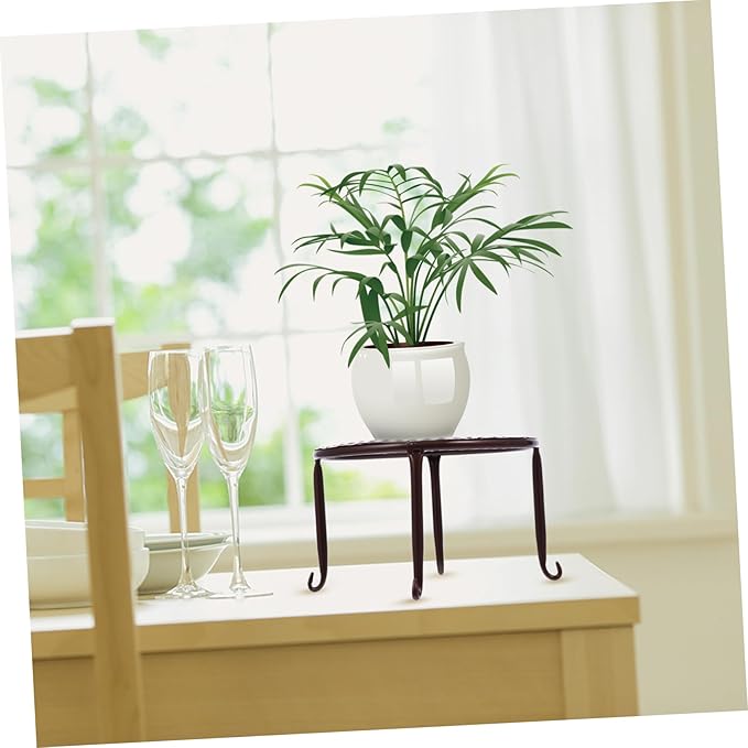 Metal Plant Stand Boho Style Flower Pot Holder Tall Indoor Plant Stands for Decorative Flower Display