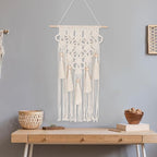 FREEBLOSS DIY Macrame Kit for Adults Beginners Bohemian Macrame Wall Hanging Ornament Creative Boho Macrame Wall Art Macrame Tapestry Gift for Mom Girls