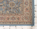 Unique Loom Sialk Hill Collection Area Rug - Washington (2' 2" x 3' 1" Rectangle, Light Blue/ Navy Blue) - color: Light Blue/Navy Blue, size: 2'2" x 3'1" (Rectangular)