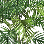 Nearly Natural Areca Palm with Wicker Basket Silk Plant