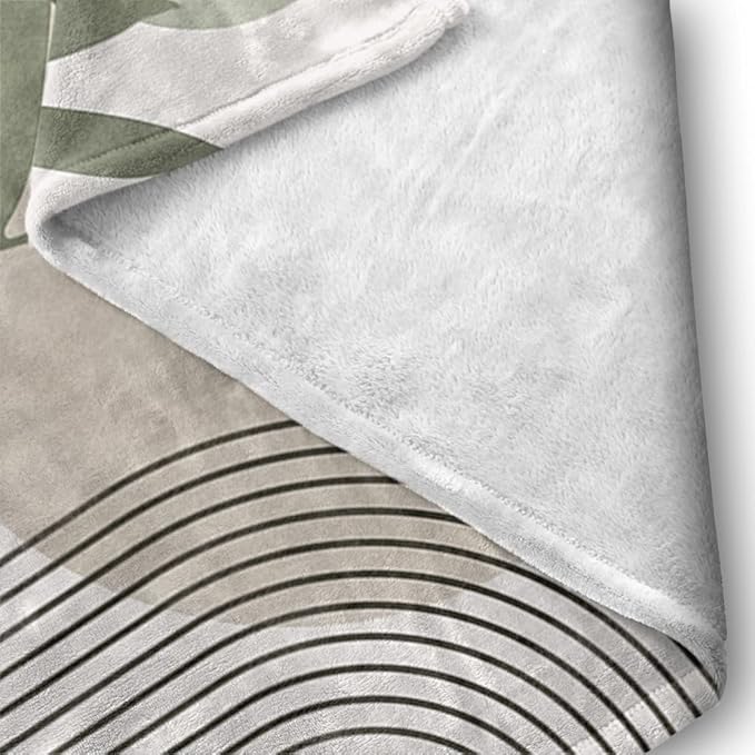 Boho Mid Century Throws Blankets Beige Yellow Modern Abstract Throw Blankets Minimalist Sun Boho Geometric Aesthetic Soft Warm Bed Bedding Women Blankets for Couch Bedroom Office 40"x50"