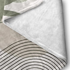 Boho Mid Century Throws Blankets Beige Yellow Modern Abstract Throw Blankets Minimalist Sun Boho Geometric Aesthetic Soft Warm Bed Bedding Women Blankets for Couch Bedroom Office 70"x80"