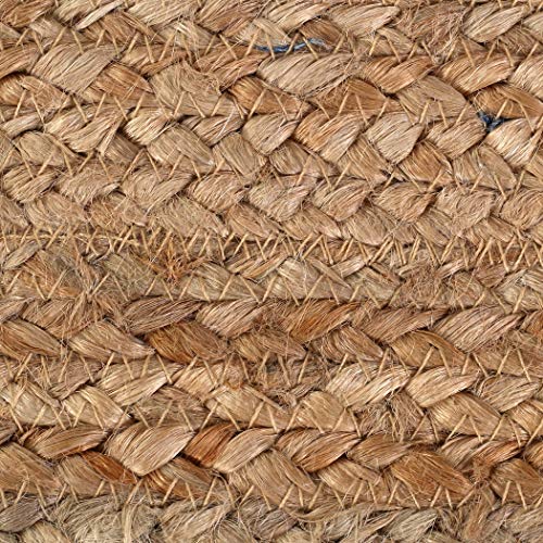 Jute Braided Table Runner, Natural - 13x36 Inches, Decorative Rustic Accent Boho Reversible Runners for Wedding Parties, Kitchen, Dining Decor | Farmhouse Small Rattan Table Mat for Outdoor Indoor Use - color: Natural, size: 1'1" x 3' (Rectangular)