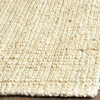 SAFAVIEH Area Rug 8x10 - Natural Fiber Collection - Large - Ivory, Handmade Jute, Farmhouse Style, Ideal for Living Room, Bedroom, Dining Space (NF730A)