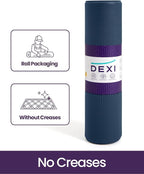 DEXI Kitchen Floor Mats Cushioned Anti Fatigue, 23x94, Large Long Standing Runner Rug Waterproof, Comfort Memory Foam Padded for Front Sink Laundry, Navy