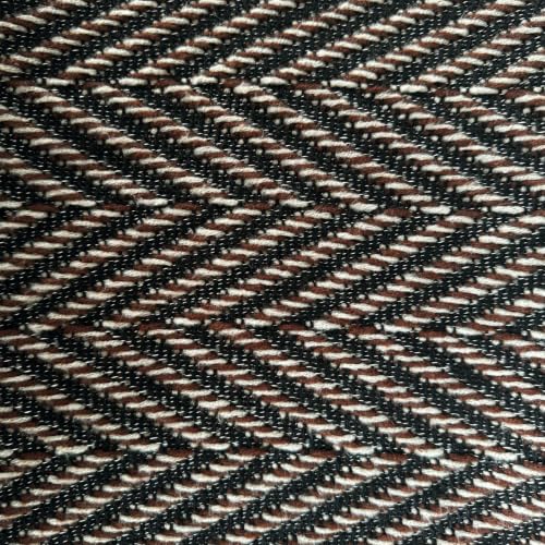 vctops Boho Throw Pillow Cover Brown and Black Knitted Woven Pillow Cushion Cover Arrow Knit Decoration Lumbar Pillowcase for Sofa Couch Bedroom Living Room (Brown,12"x20") - color: Brown, size: 20" x 12" (Pack of 1)