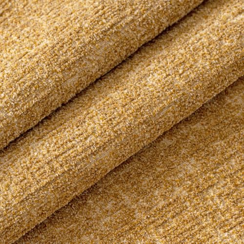 MIULEE Decorative Throw Pillow Covers 18x18 Pack of 2 Mustard Yellow Couch Pillow Covers Soft Cozy Textured Chenille Pillowcases for Home Decor Sofa Living Room Cushion Bedroom - color: Mustard Yellow, size: 18" x 18" (Pack of 2)
