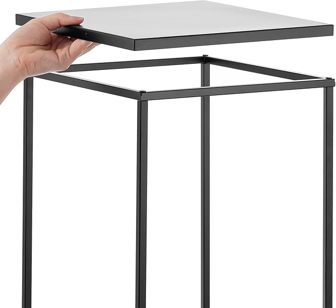 Black Plant Stand Indoor: 39.4” Tall Pedestal Stand for Wedding Centerpieces Party Event Center Pieces Decoration for Table Home Decor 2 PCS