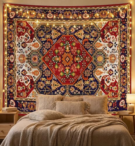 Alened Mandala Boho Vintage Decor Tapestry for Bedroom Aesthetic, Vertical Tapestries Blanket Wall Hanging, Indian Bohemian Floral Wall Art Decor for Living Room(51"×60") - color: boho tapestry, size: 60"L x 51"W