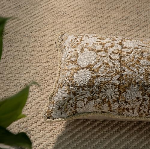Decorative Throw Pillow Covers, Set of 2 (Teak Brown, 12" x 20" (Pack of 2)) - color: Teak Brown, size: 20" x 12" (Pack of 2)