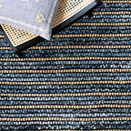 SAFAVIEH Cape Cod Collection Area Rug - 10' x 14', Blue & Natural, Handmade Flat Weave Braided Jute & Cotton, Ideal for High Traffic Areas in Living Room, Bedroom (CAP363A) - size: 10' x 14' (Rectangular)