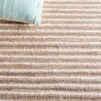 SAFAVIEH Cape Cod Collection Accent Rug - 3' x 5', Natural & Green, Handmade, Braided Design, Ideal for The Living Room, Bedroom, Dining Room (CAP151Y-3) - color: Natural/Green, size: 3' x 5' (Rectangular)