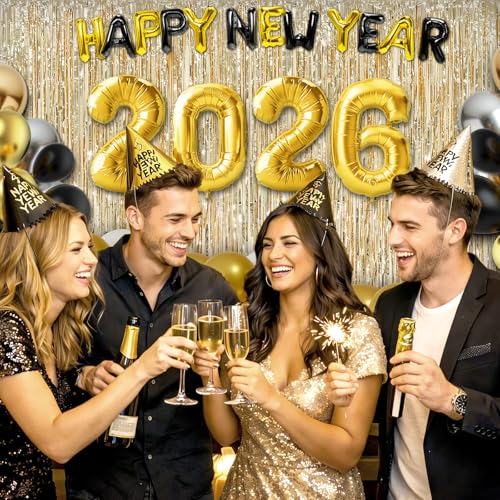 Crosize 2 Pack 3.3 x 9.9 ft Foil Fringe Curtains Party Decorations Champagne Gold,Tinsel Curtain Backdrop for Parties, Door Streamers, Glitter Streamer Backdrop for Birthday Decoration - color: Champagne Gold, size: 2 Pack