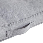 South Pine Porch Mila Square Tufted Pillow Style Dog Bed, Cement, Medium (32" x 32") - color: Cement, size: Medium (32" x 32")