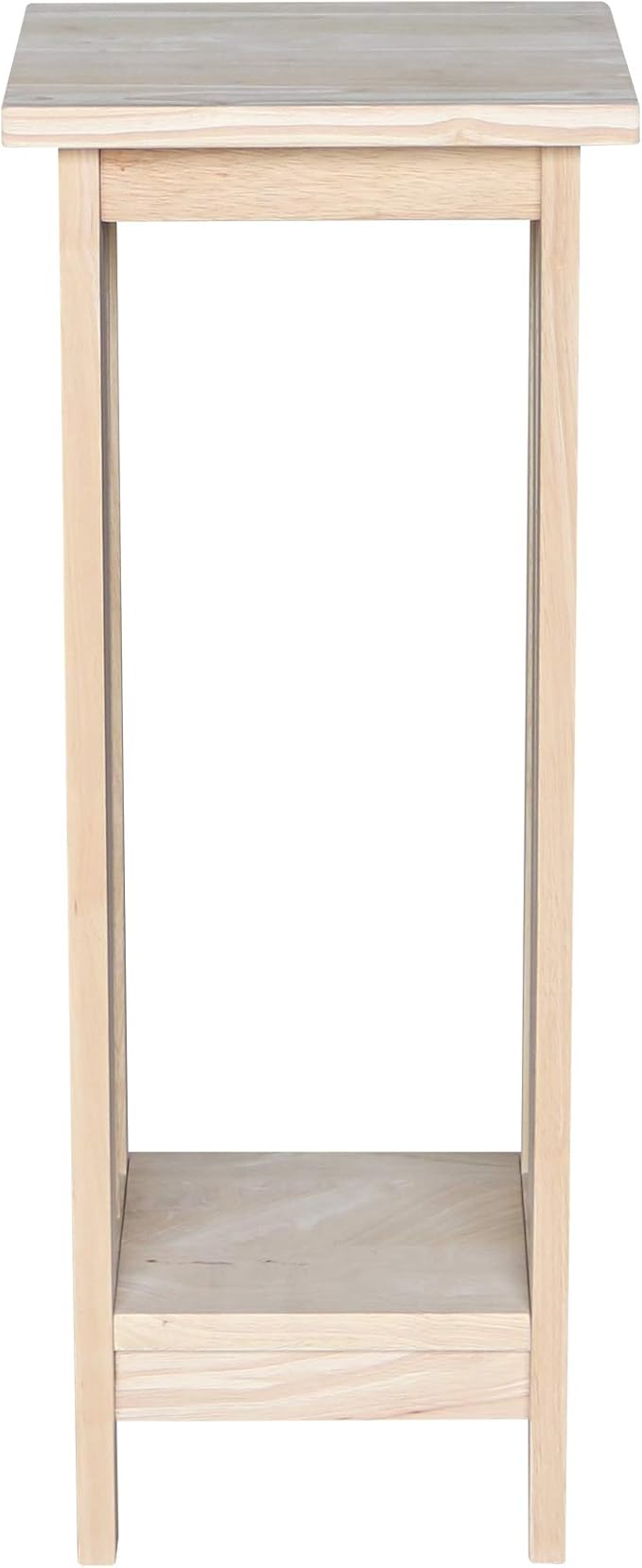 International Concepts Mission Plant Stand, 30-Inch High, Solid Parawood, Unfinished