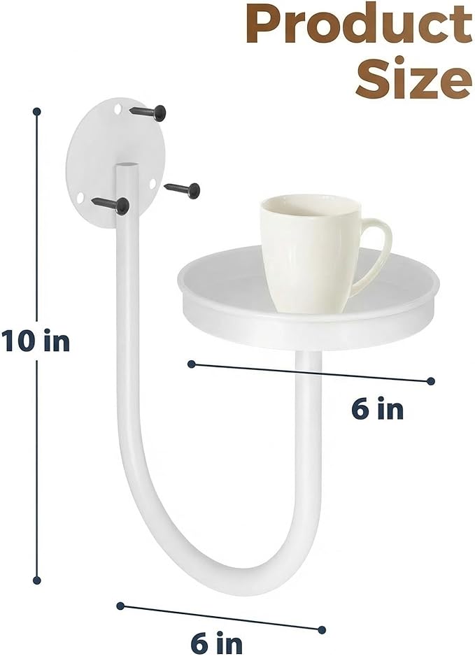 Leaf&lull Wall Plant Holder Planter with Wall Planters for Indoor Plants Plant Hanger Hanging Plant Holder Wall Hanging Decor 2 Pack White