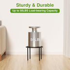 Plant Stand 1 PCS-7.9 IN Flower Pot Stand Plant Rack for Indoor and Outdoor Courtyard Gardens Black