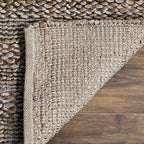 SAFAVIEH Natural Fiber Collection Accent Rug - 2'3" x 4', Beige, Handmade Jute, Braided Woven Design, Ideal for Entryway, Living Room, Bedroom (NF212B) - color: Beige, size: 2'3" x 4' (Rectangular)