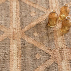 Dash and Albert Rumi Jute Area Rug - 3' x 5' Brown Geometric Handwoven Accent Rug - Durable, Eco-Friendly, High Traffic Area Hallway, Living Room, Stairs - color: Rumi Brown, size: 3' x 5' (Rectangular)