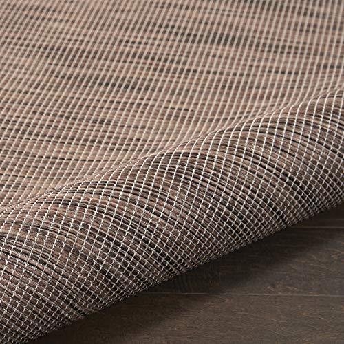 Nourison Home Positano Natural 2'2" x 10' Area Rug - Easy Clean, Non Shedding, Bed Room, Living Room, Dining Room, Kitchen (10' Runner) - color: Natural, size: 2'2" x 10' (Runner)