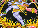 Dancing Shiva/Nataraja sequins Cotton Wall Hanging Yoga Painting : Size 43"x30" Inches - color: Dancing Shiva