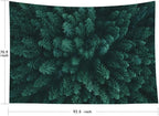 EMMTEEY Green Forest Tapestry Pine Tree Evergreen Fir Forest Forest Tapestry for Bedroom Men 92.5X70.9 Large Wall Tapestry for Bedroom Christmas Decoration House Decoration Living Room