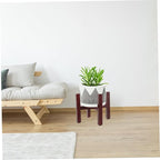 YARNOW Flower Pots Holder Wooden Plant Stand Home Indoor Plant Holder Elegant Boho Style Home Decor