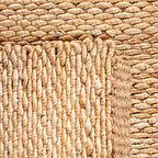 SAFAVIEH Natural Fiber Collection Area Rug - 6' Square, Natural, Handmade Jute, Ideal for High Traffic Areas in Living Room, Bedroom (NF459A) - size: 6' x 6' (Square)