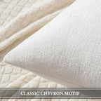 MIULEE Pack of 2 Pure White Decorative Pillow Covers 18x18 Inch Soft Chenille Couch Spring Throw Pillows Farmhouse Cushion Covers for Home Decor Sofa Bedroom Living Room