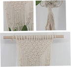 BESPORTBLE Hanging Cotton Flower Holder with Bohemian Tapestry Design Durable Macrame Succulent Pot for Indoor and Outdoor Use for Home and Office Decoration
