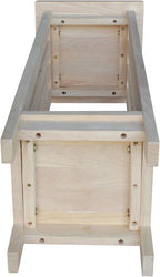 International Concepts Mission Plant Stand, 36-Inch High, Solid Parawood, Unfinished