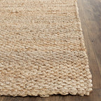 SAFAVIEH Natural Fiber Collection Area Rug - 5' x 8', Natural, Handmade Jute, Ideal for High Traffic Areas in Living Room, Bedroom (NF459A) - size: 5' x 8' (Rectangular)