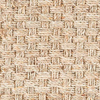 SAFAVIEH Area Rug 5' Round - Natural Fiber Collection - Natural & Beige, Seagrass, Basketweave Pattern with Border (NF114A) - color: Natural/Beige, size: 5' (Round)