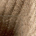 Household Essentials Wicker Stair Basket with Handles, Handwoven Seagrass, Natural - style: Seagrass and Corn Husk