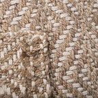 SAFAVIEH Natural Fiber Collection Accent Rug - 2' x 3', Natural & Ivory, Handmade Boho Farmhouse Woven Jute, Ideal for High Traffic Areas in Entryway, Living Room, Bedroom (NF185A) - size: 2' x 3' (Rectangular)