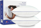 18x18 Pillow Inserts Set of 2 – Soft Hypoallergenic Square Pillow Inserts, Oeko-TEX Certified Virgin Fiber Filling, Machine Washable