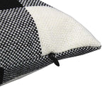 VAKADO 20x20 Farmhouse Black White Buffalo Plaids Decorative Throw Pillow Covers Retro Rustic Boho Check Cushion Cases Home Decor for Porch Couch Sofa Car Outdoor Set of 2