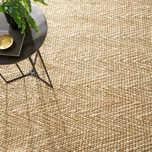 Dash and Albert Meghan Ivory/Natural Handwoven Jute Rug, 7.5 X 9.5 Feet, Neutral Geometric Pattern - Premium Luxury Hotel Quality Soft Breathable Hypoallergenic Machine Washable Easy Care All Season - color: Meghan Ivory/Natural, size: 7'6" x 9'6" (Rectan