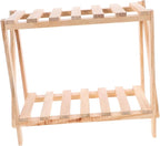 Alipis Bamboo Plant Stand Boho Style Flowerpot Rack Decorative Garden Pot Holder