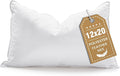 BHZ 12x20 Pillow Insert, Down Feather Alternative Lumber Pillow Inserts, Decorative Soft Rectangle White Throw Pillows Insert for Couch Bed Dorm Sofa with Breathable Cover