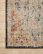 Loloi Jocelyn Collection JOC-07 Khaki/Multi 9'-6" x 12'-6" .38" Thick Area Rug - color: Khaki / Multi, size: 9'6" x 12'6" (Rectangular)