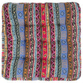 Boho Floor Pillow, Large Meditation Pillows for Adults, Meditation Mat Washable, Soft Meditation Cushion for Yoga Living Room Tatami Sitting Home Decor (Style 1)