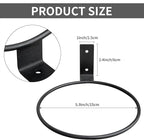 6 Pack 6 Inch Wall Plant Holder,Metal Plant Hanger Indoor,Wall Planters For Indoor Plants,Black