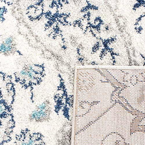 SAFAVIEH Madison Collection Accent Rug - 2'3" x 4', Cream & Light Grey, Glam Paisley Design, Non-Shedding & Easy Care, Ideal for High Traffic Areas in Entryway, Living Room, Bedroom (MAD600C) - color: Cream/Light Grey, size: 2'3" x 4' (Rectangular)