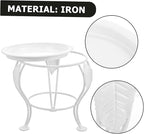 HANABASS Boho Plant Stands Multifunctional Flower Pot Holders Iron Indoor Plant Rack Aesthetic Decor for Room Corner Bonsai Shelf