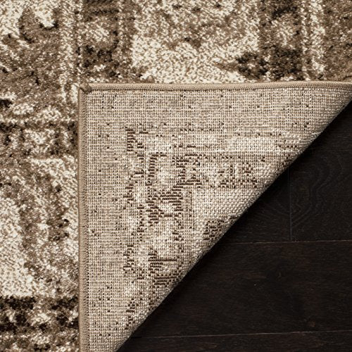 SAFAVIEH Vintage Hamadan Collection Area Rug - 2'7" x 5', Taupe, Traditional Persian Design, Non-Shedding & Easy to Clean, Ideal for Front Door, Kitchen, Entryway, Accent Space (VTH214T) - color: Taupe, size: 2'7" x 5' (Rectangular)