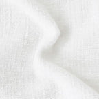 CaliTime Throw Pillow Covers Decorative 20 X 20 Inches Pack of 2 Cotton Thread Stitching Edges Solid Dyed Soft Chenille Cushion Cases for Couch Sofa Bed Living Room Farmhouse True White
