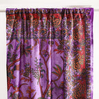 Popular Handicrafts Indian Hippie Bohemian Beautiful Tie Dye Tree of Life Birds Curtain Panels Purple - color: Purple, size: 38"W x 83"L (Pack of 2)