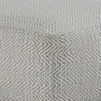SIMPLIHOME Nate Square Pouf - 20 inch Wide Upholstered Handwoven Cotton Ottoman in Patterned Grey Melange, Boho Footstool or Extra Seating for Living Room with Artisanal Texture, Assembled - color: Patterned Grey Melange, style: Cotton Pouf